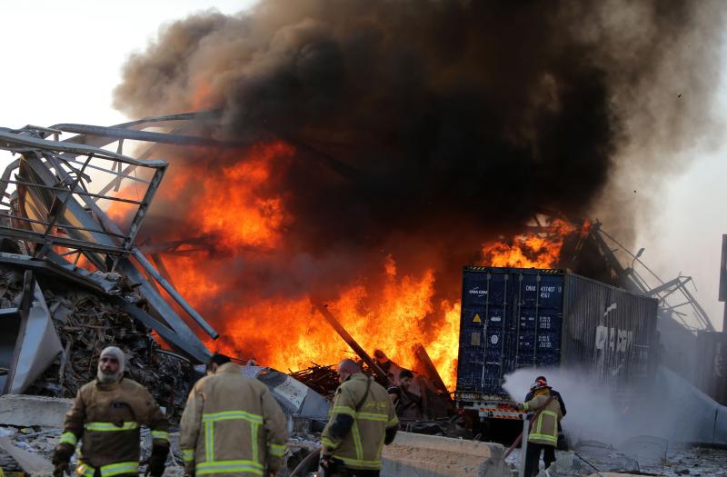 Fotos: La explosión en el puerto de Beirut, en imágenes