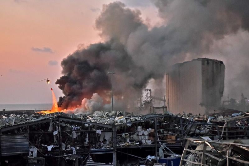 Fotos: La explosión en el puerto de Beirut, en imágenes