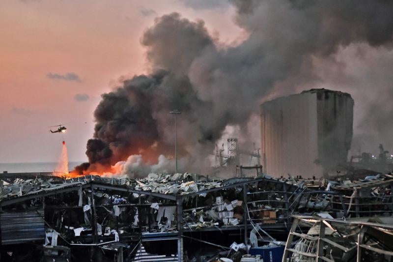 Fotos: La explosión en el puerto de Beirut, en imágenes