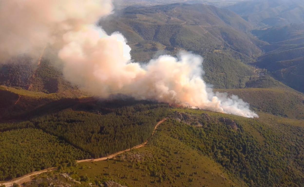 Imagen de archivo de un incendio.