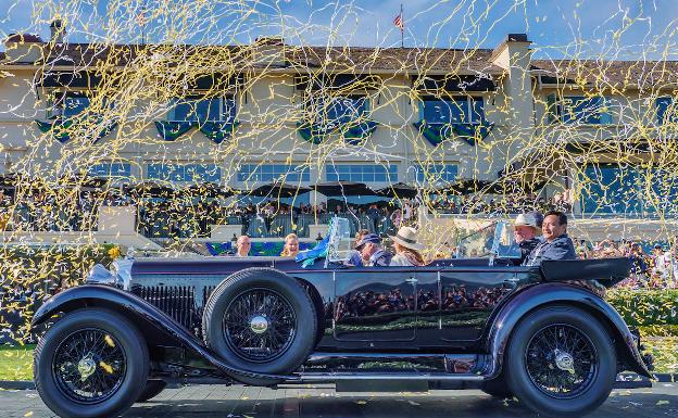 Bentley 8 Litre Gurney Nutting Sports Tourer, ganador del concurso de elegancia de Pebble Beach en 2019