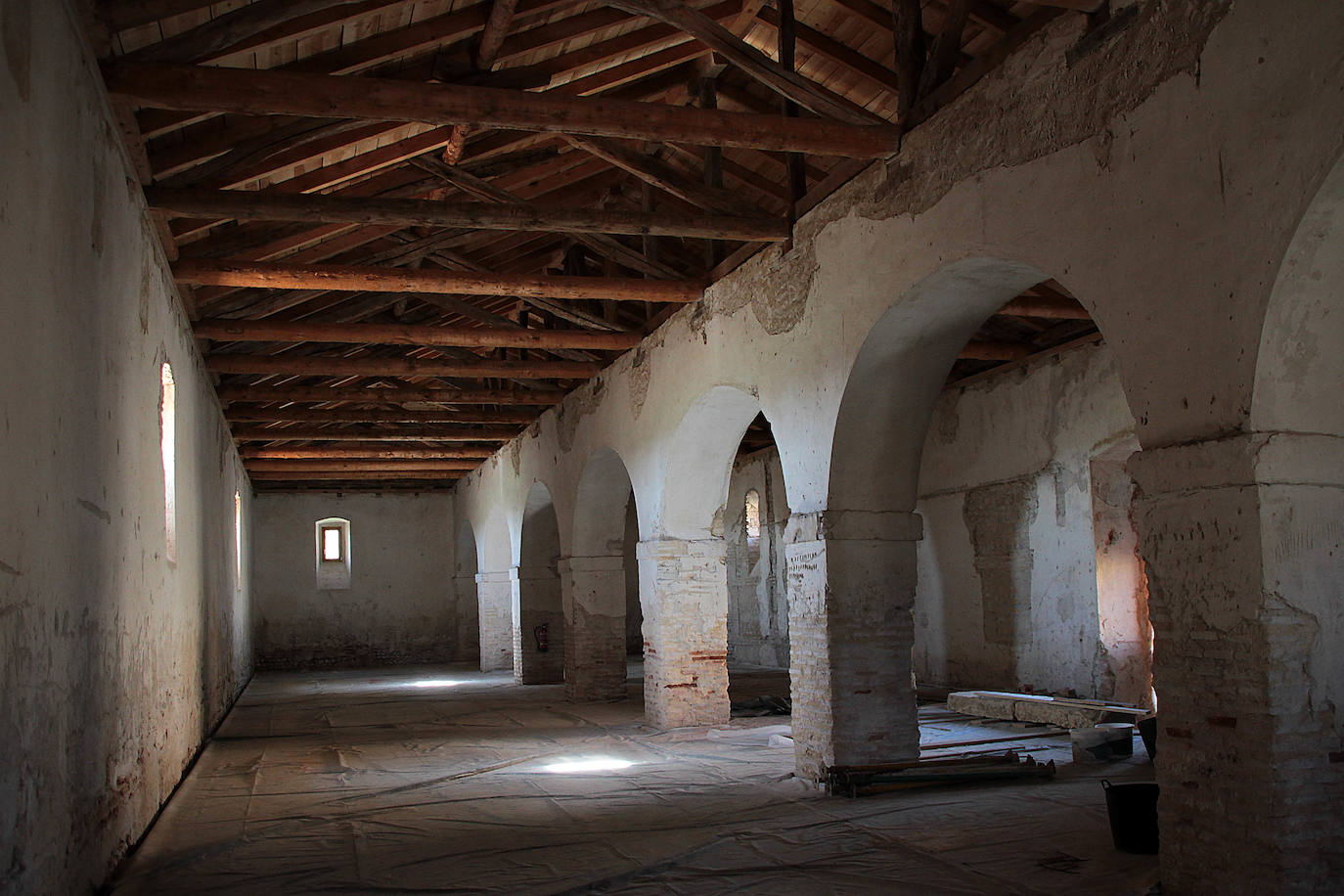 Fotos: Restauración de la Panera del Monasterio de Santa María de Sandoval