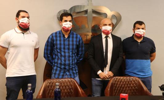 Javier Madinabeitia, Pedro Gómez, David Cabello y Rafael Morales.