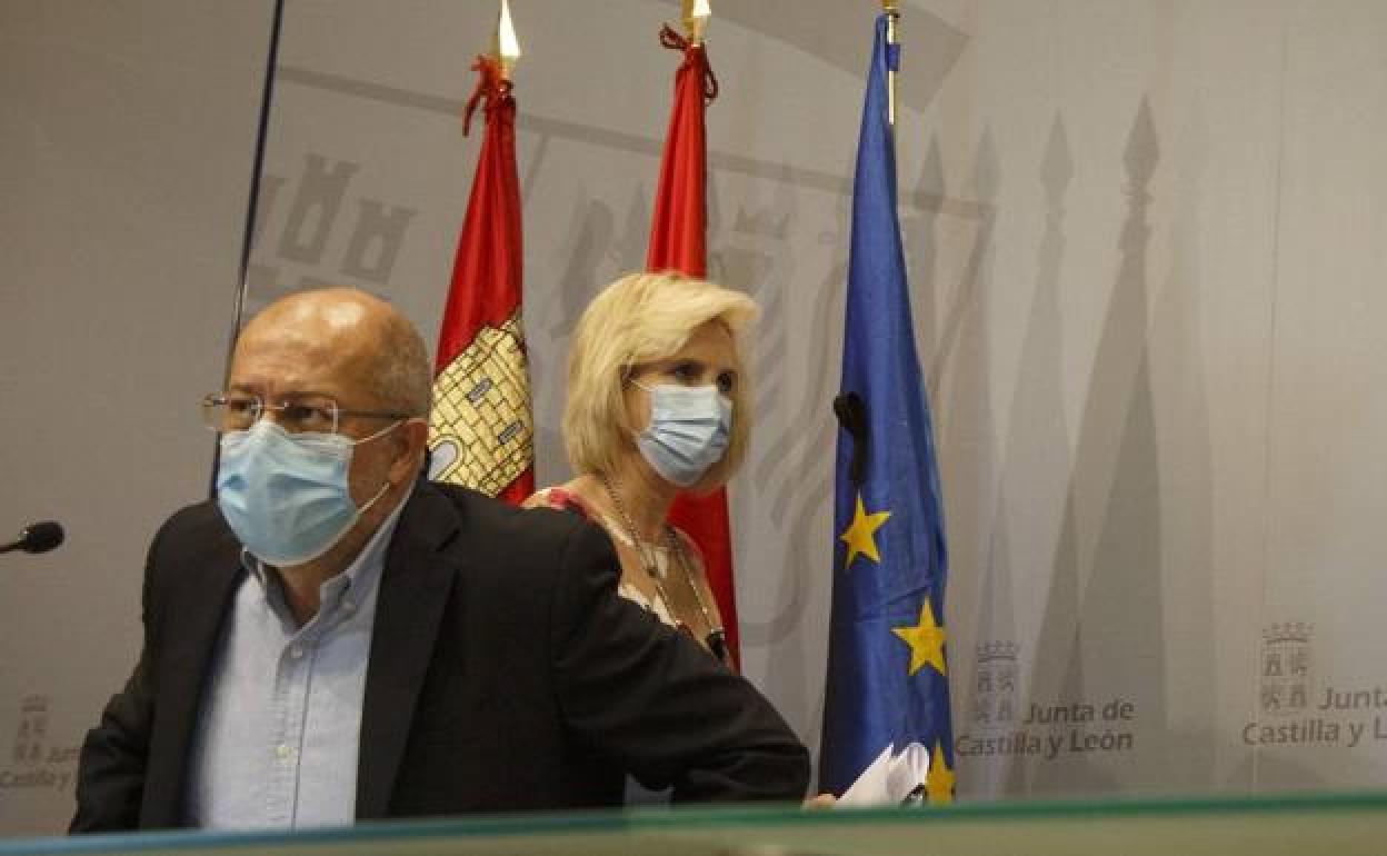 Francisco Igea y Verónica Casado. 