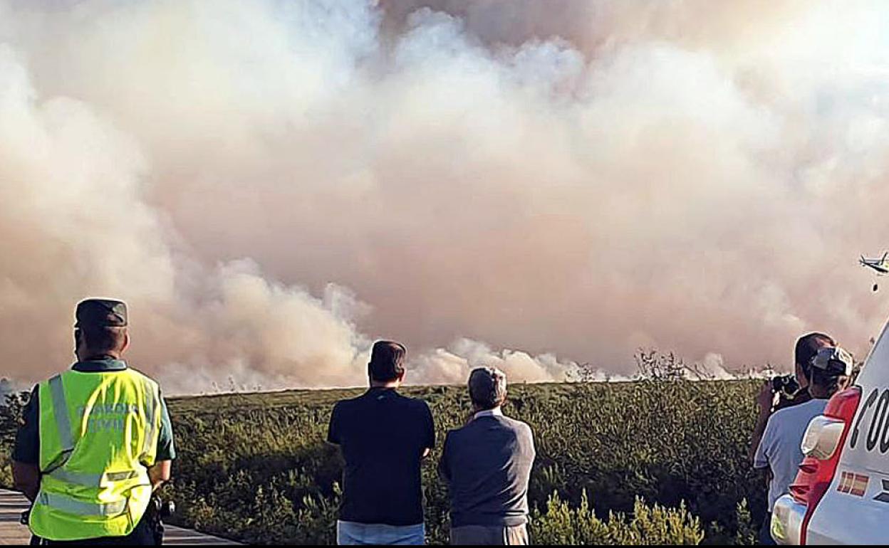 Incendio de Lober de Aliste.