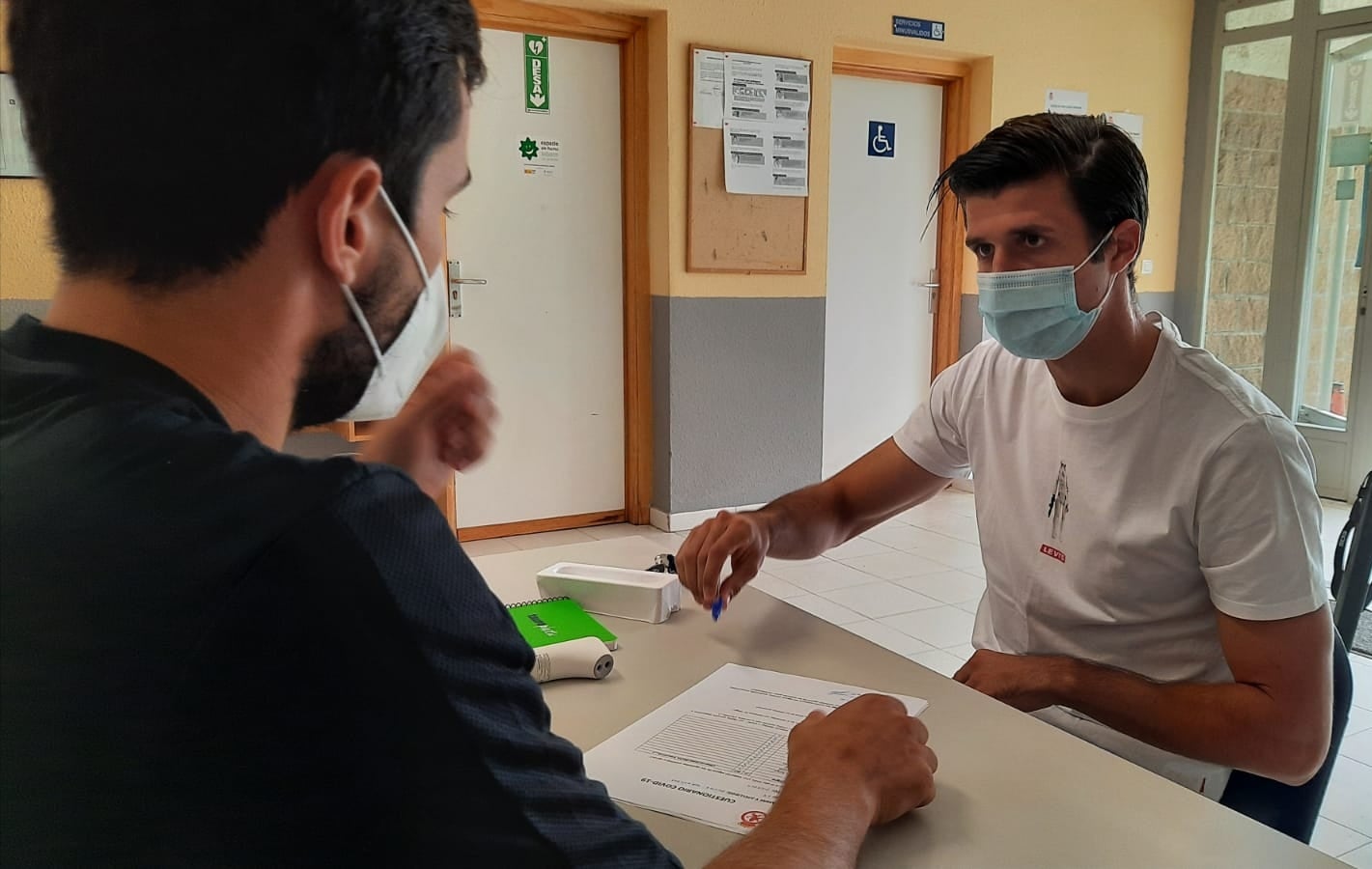 La plantilla de la Cultu se somete a las pruebas médicas. 