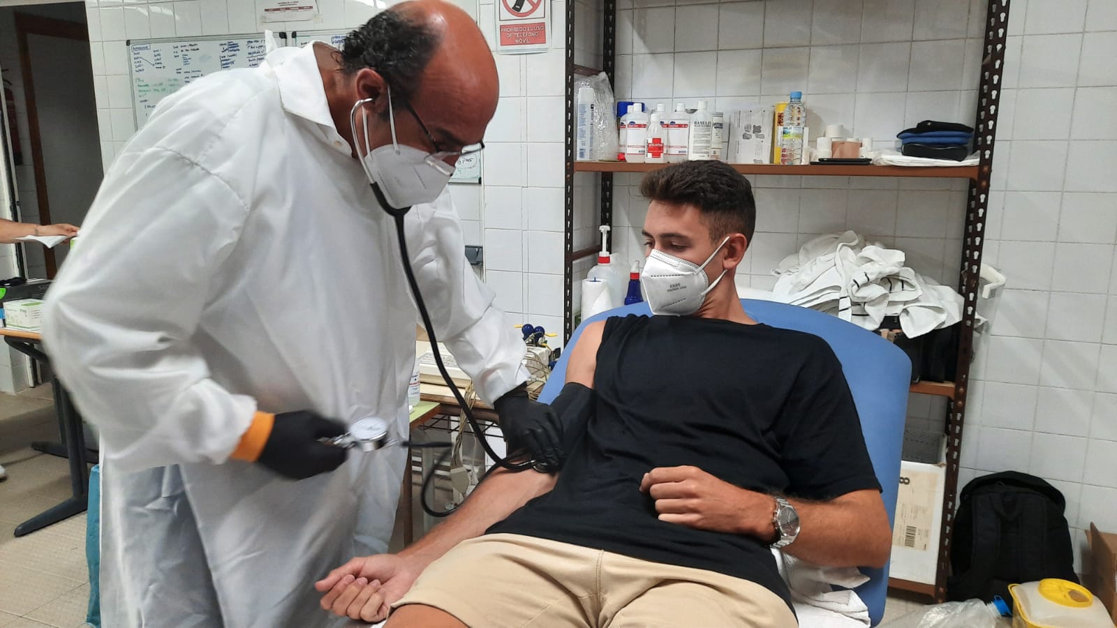 La plantilla de la Cultu se somete a las pruebas médicas. 