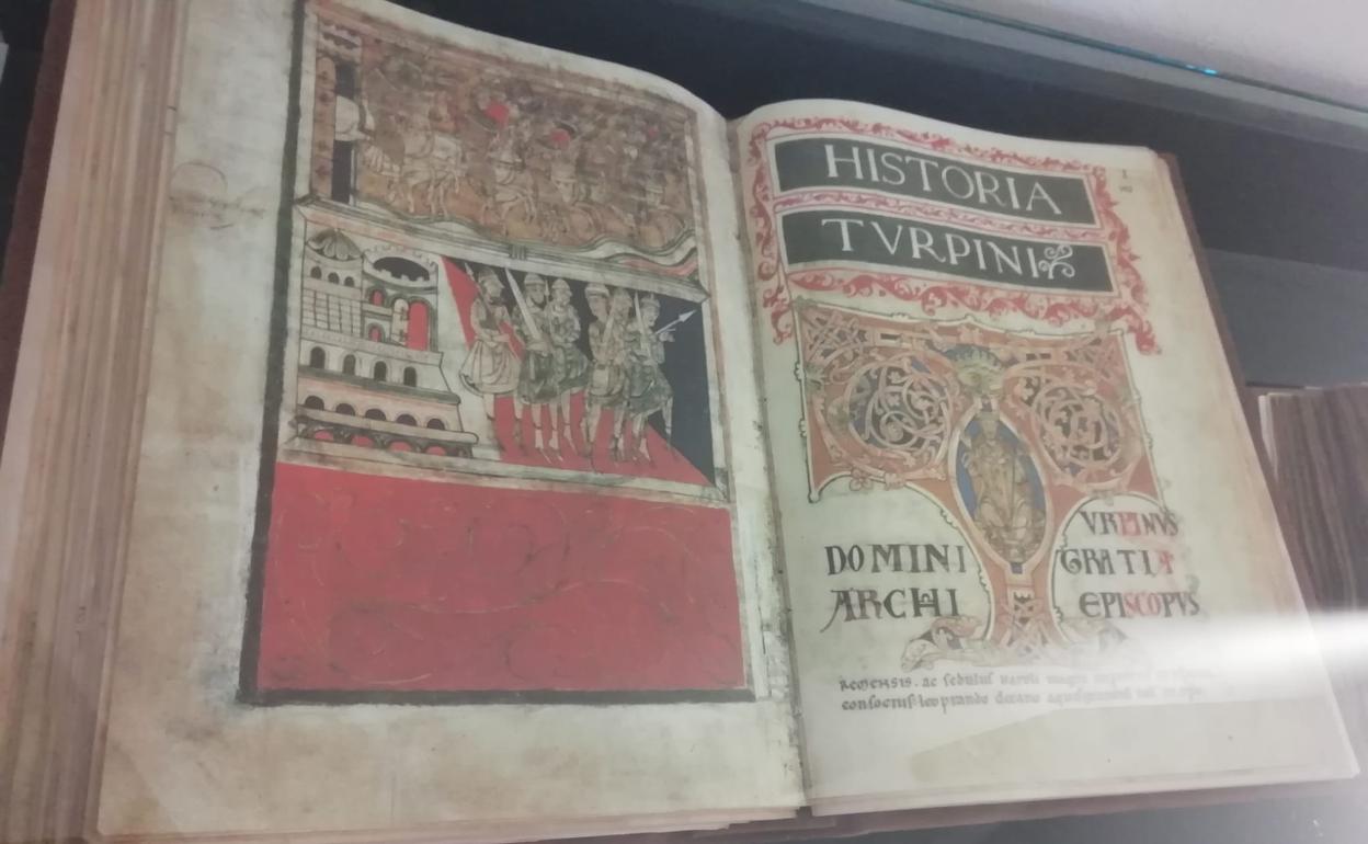 Uno de los 'Codex Calixtinus' que custiodará Sahagún.