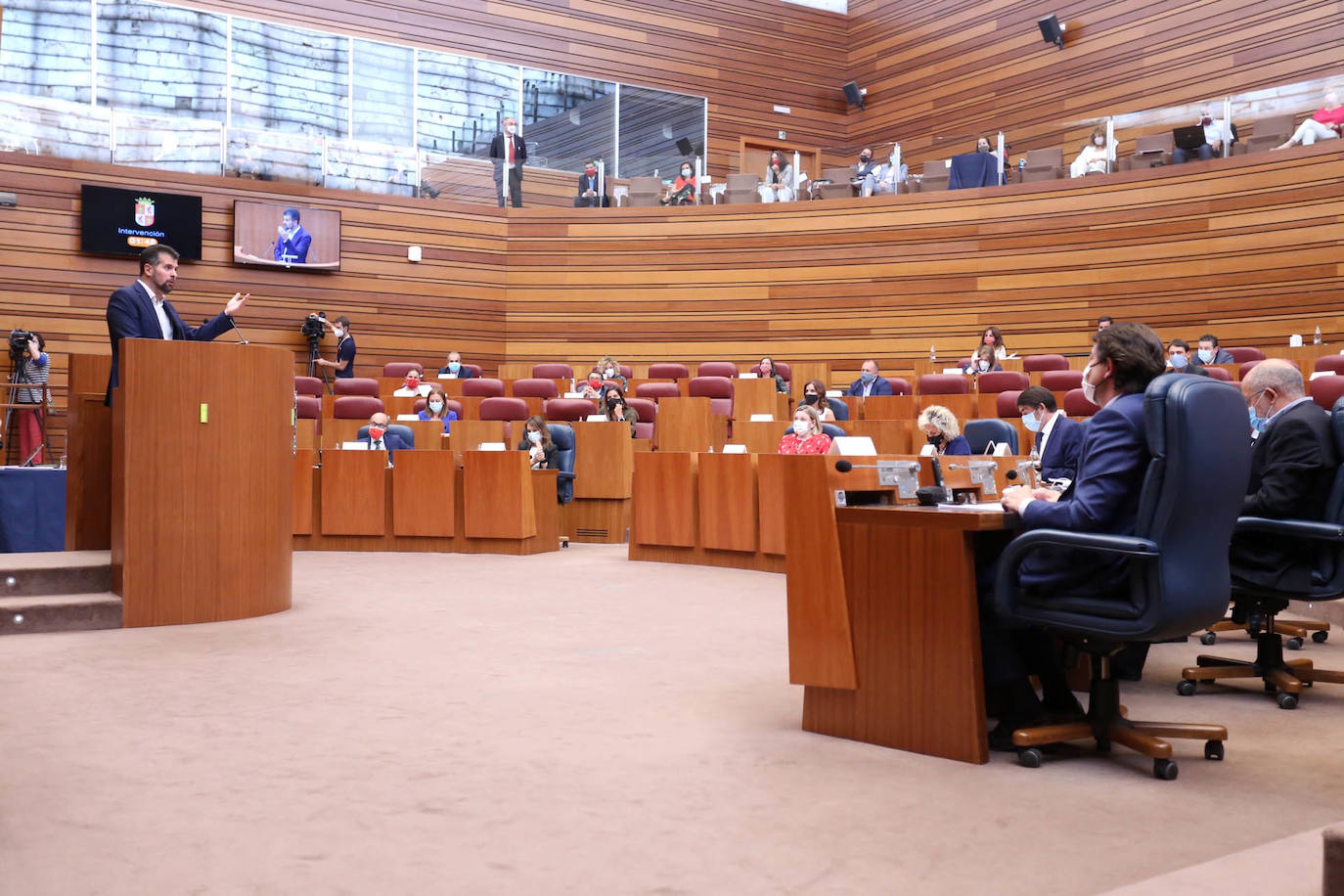 Pleno de las Cortes de Castilla y León. 