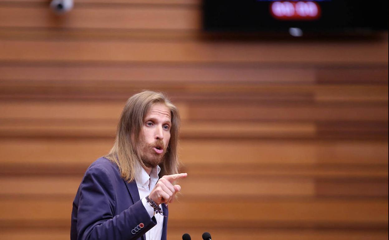 Pablo Fernández, portavoz de Podemos. 