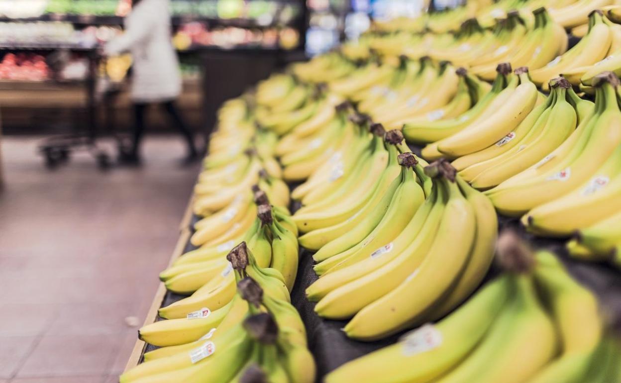 Lineal de alimentación en un supermercado.