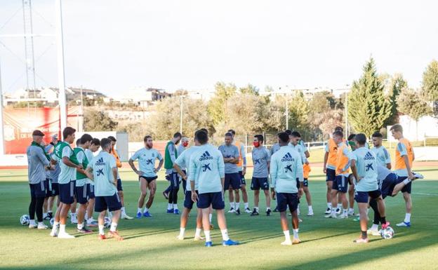 Entrenamiento de la selección española a las órdenes de Luis Enrique.