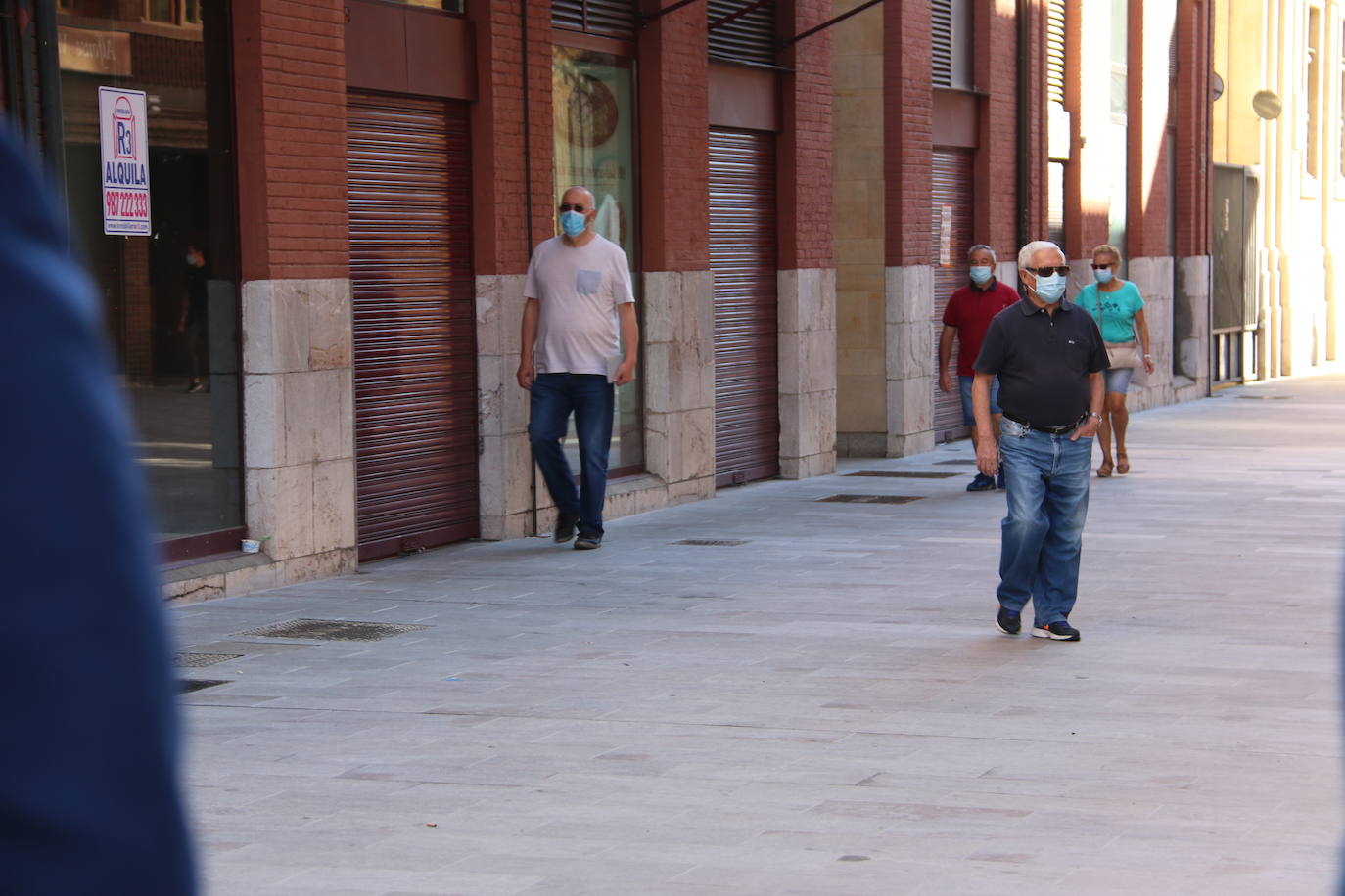 El alcalde de León visita las actuaciones en Arco de Ánimas y Legio VII.