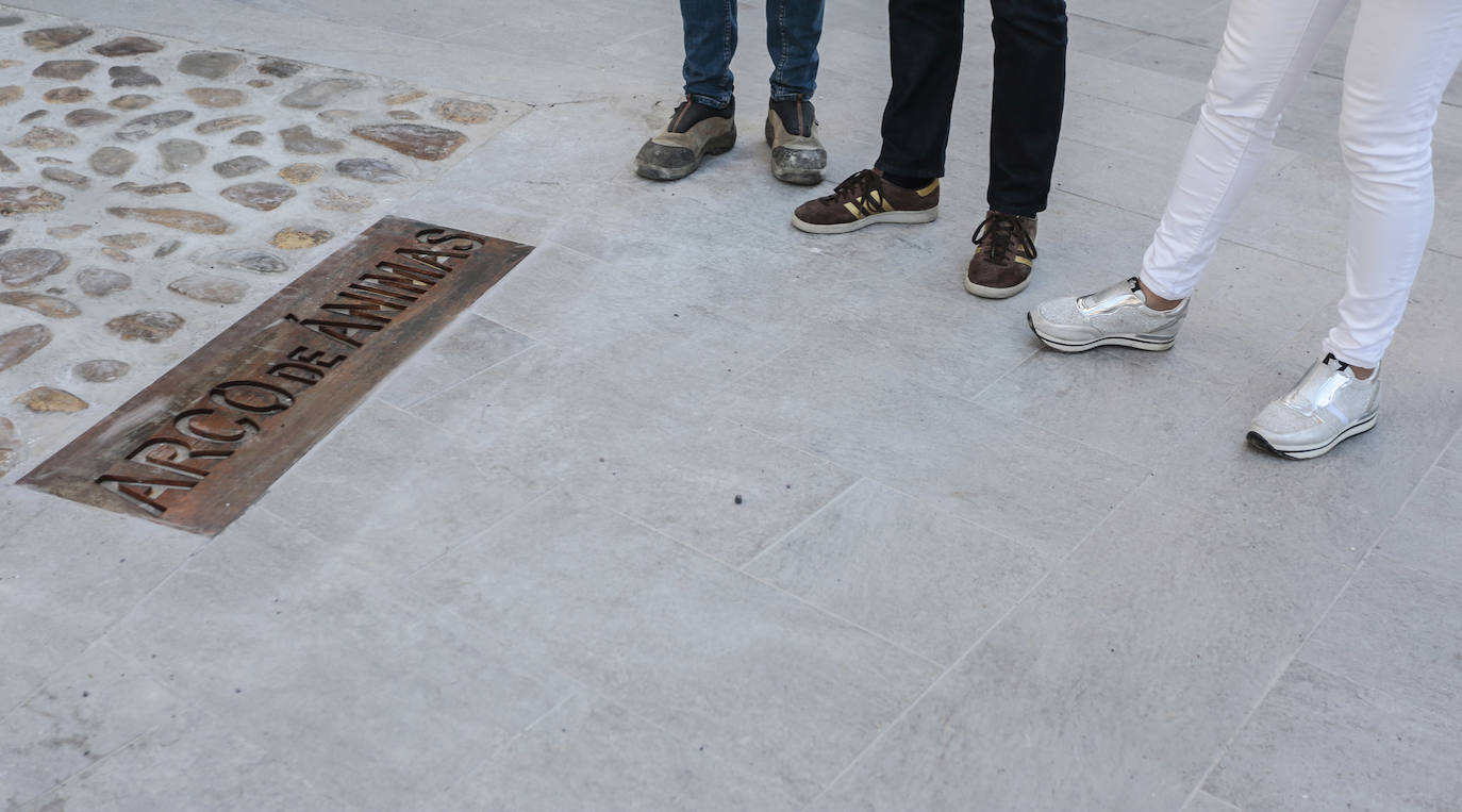 El alcalde de León visita las actuaciones en Arco de Ánimas y Legio VII.