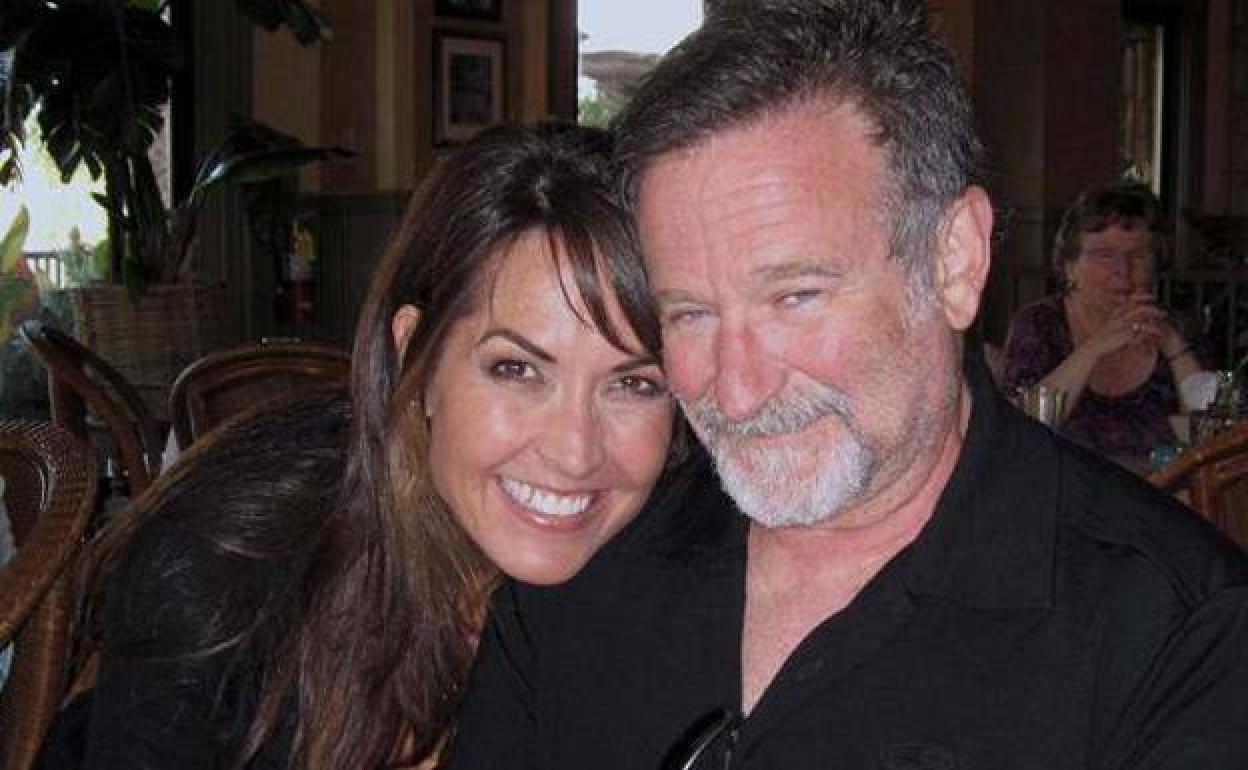 Susan Schneider y su marido, Robin Williams