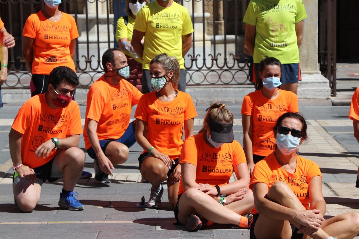 La carrera A Santiago Contra el Cáncer ha llegado este domingo a su destino, este año, sin salir de León.