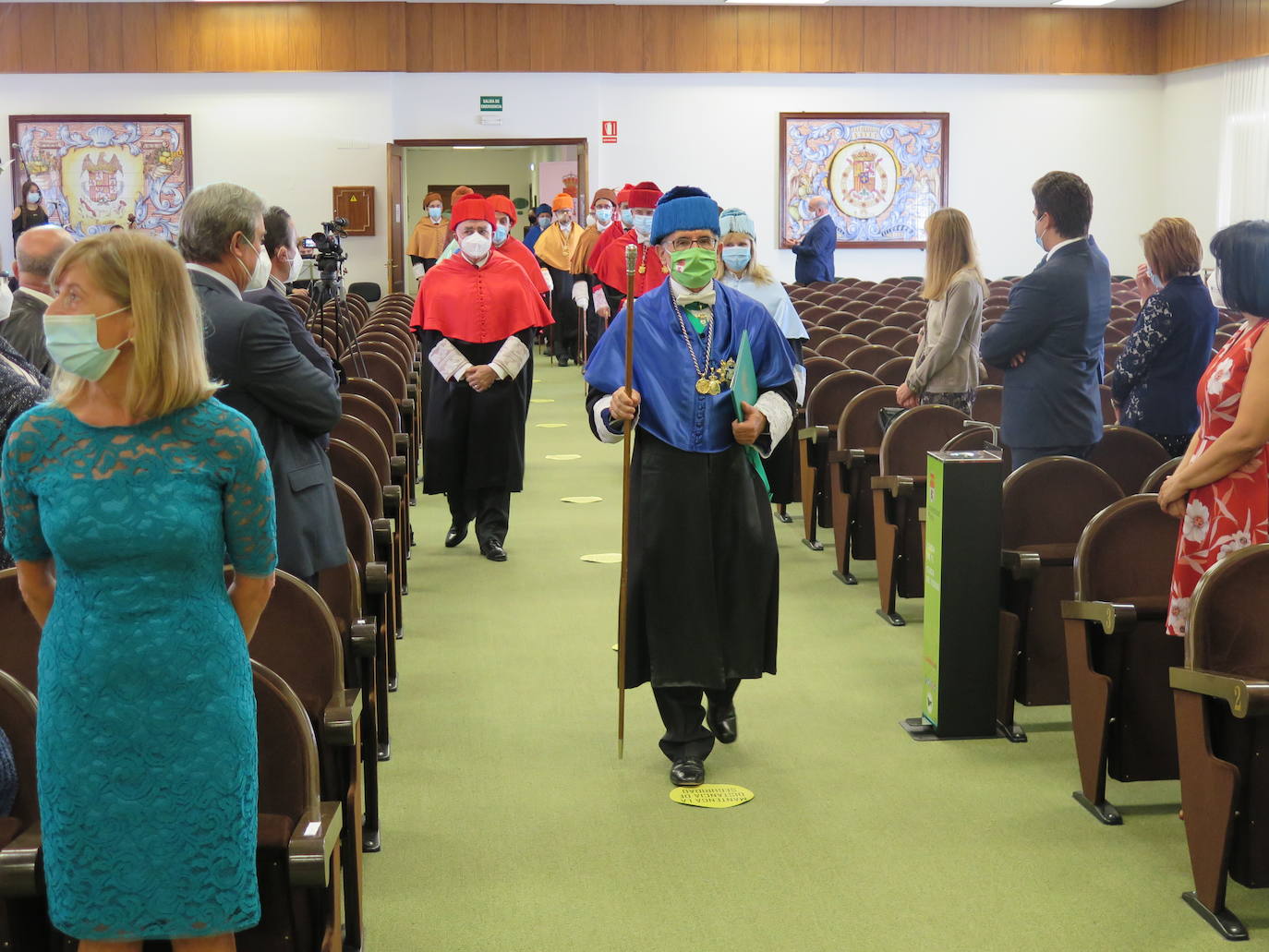 Ceremonia de investidura de Juan Francisco García Marín como rector de la Universidad de León.