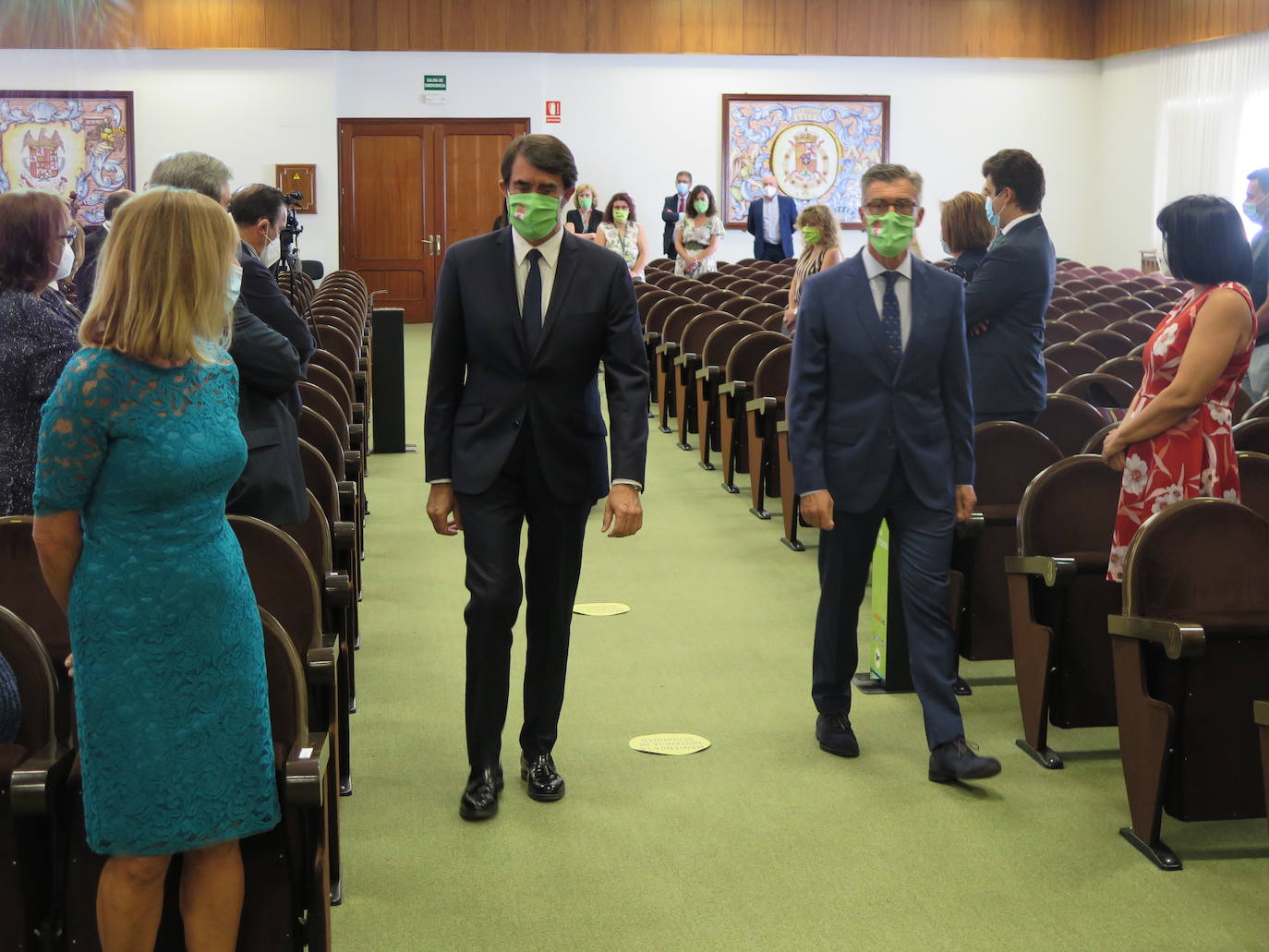 Ceremonia de investidura de Juan Francisco García Marín como rector de la Universidad de León.