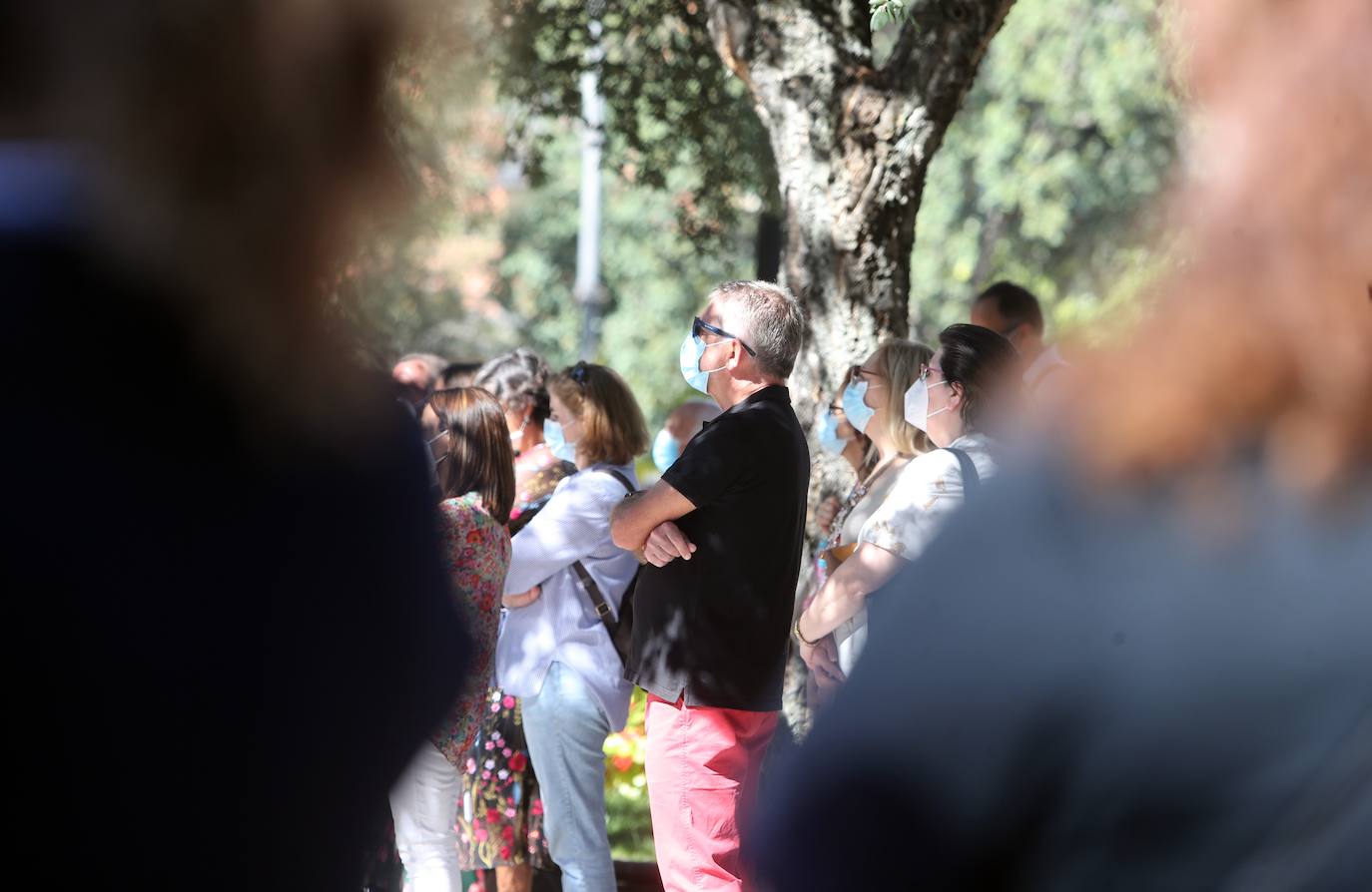 Ponferrada despide a la enfermera del hospital del Bierzo, Belén Mato, fallecida a causa del Covid-19.