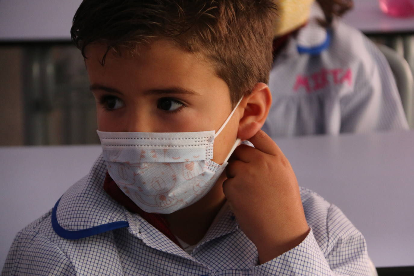 Los pequeños de Infantil y Primaria han regresado a las clases en el curso más atípico.