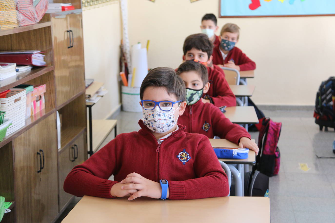 Los pequeños de Infantil y Primaria han regresado a las clases en el curso más atípico.