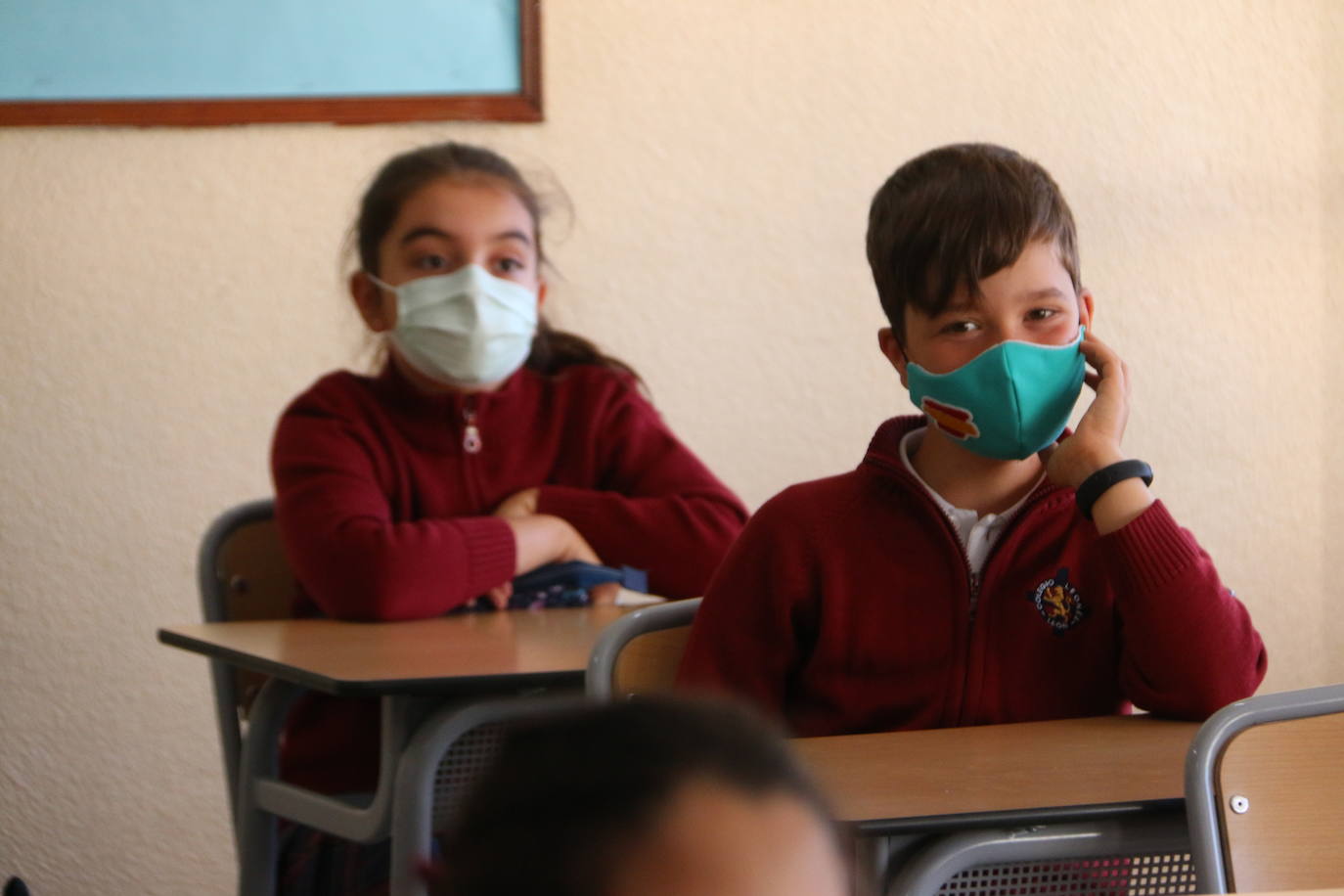 Los pequeños de Infantil y Primaria han regresado a las clases en el curso más atípico.