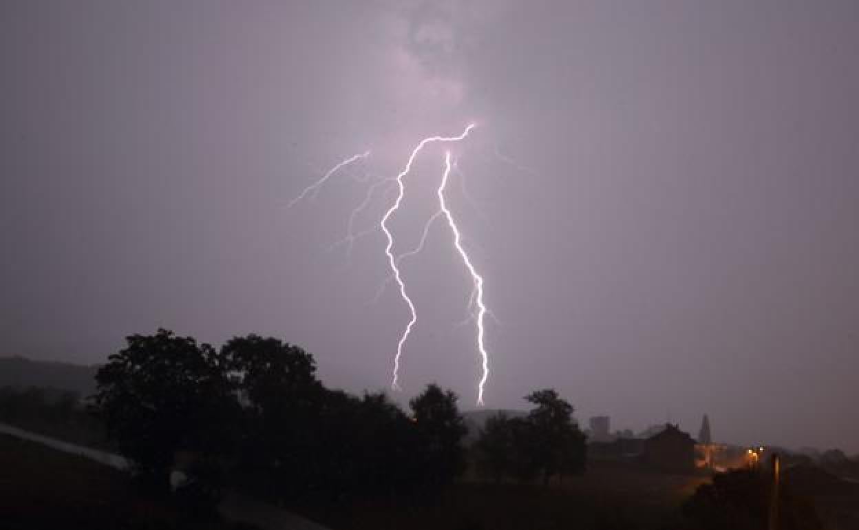 Una tormenta, en una imagen de archivo. 