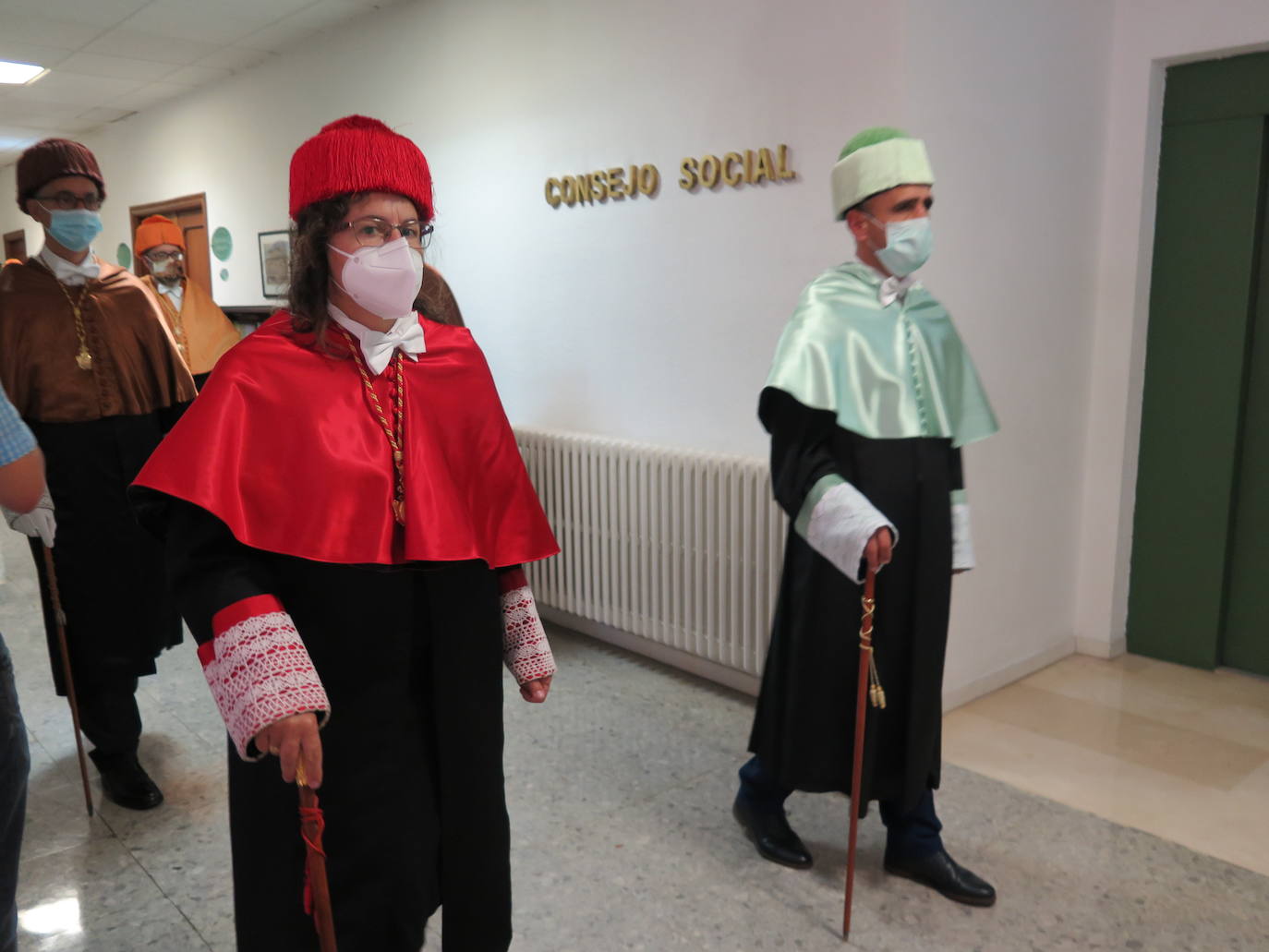 El Aula Magna de la Universidad de León es el escenario del acto solemne de inicio de curso. 