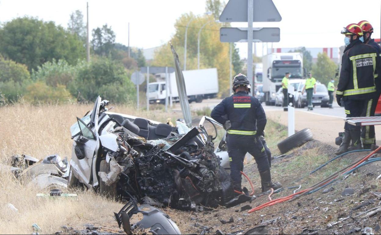 Primera imágenes del lugar del accidente.