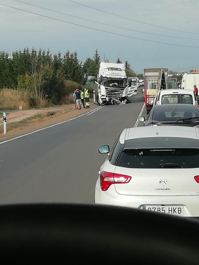 Fotos: Accidente en Valverde de la Virgen