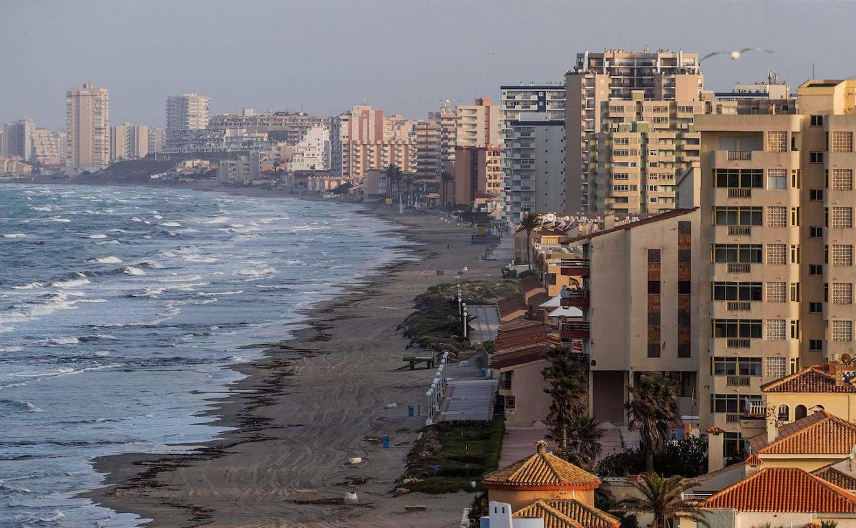 Panorámica del Mar Menor en Murcia.