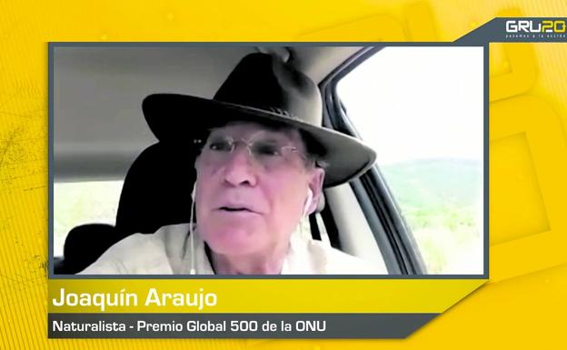 Joaquín Araujo: «Lo peor para la humanidad es la destrucción del sector primario»