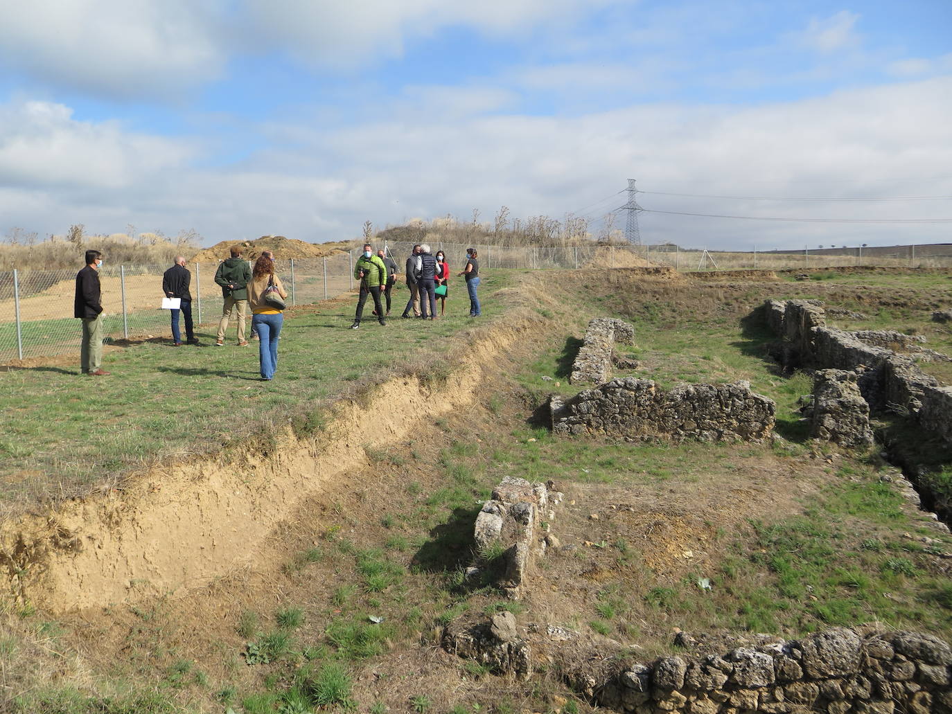 Fotos: Visita al yacimiento de Lancia