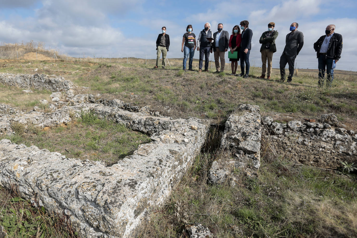 Fotos: Visita al yacimiento de Lancia