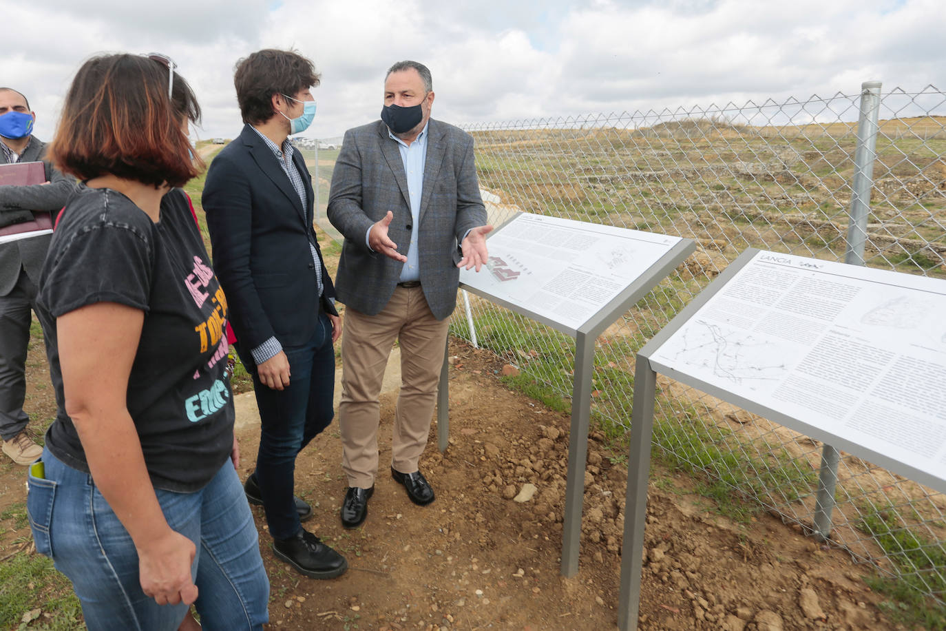 Fotos: Visita al yacimiento de Lancia