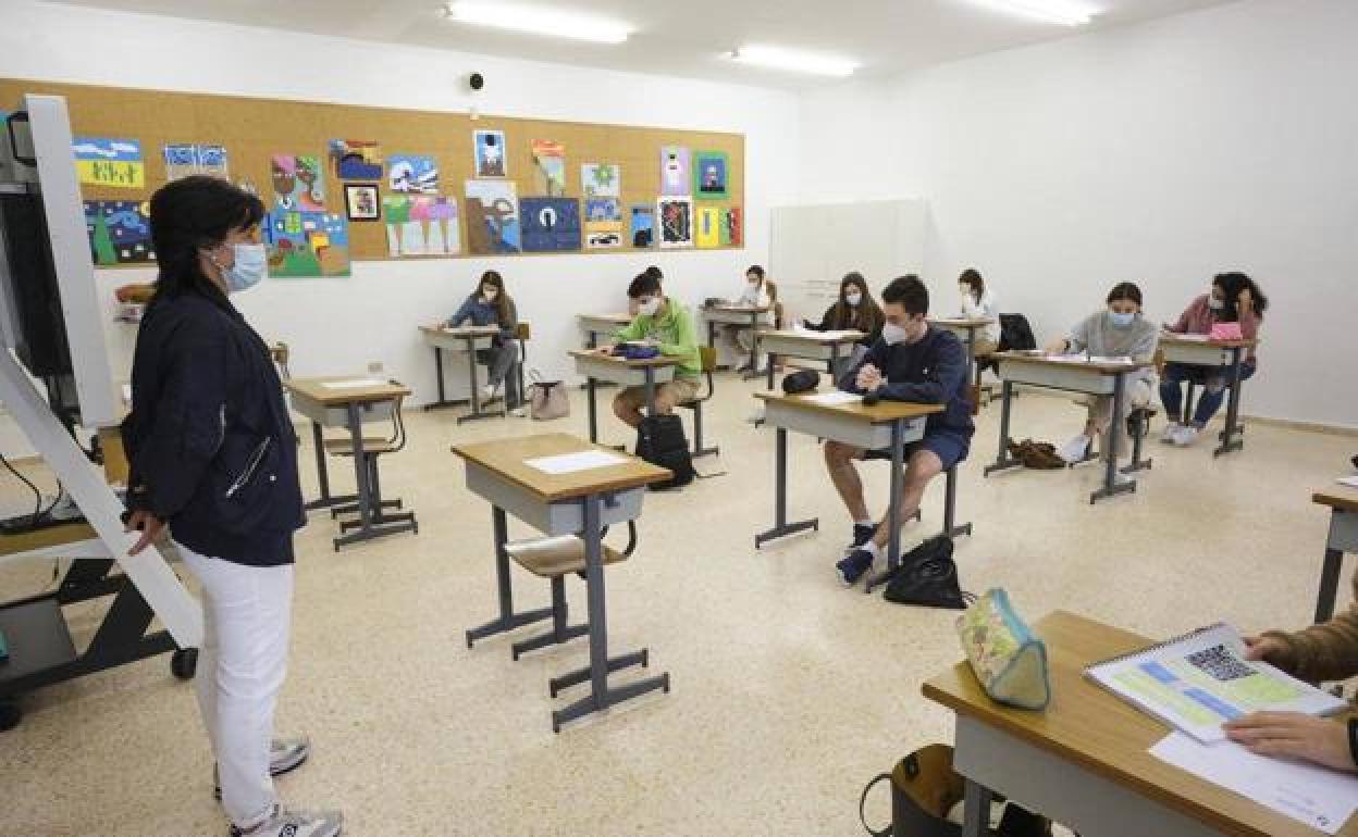 Aulas de Bachillerato en Castilla y León.