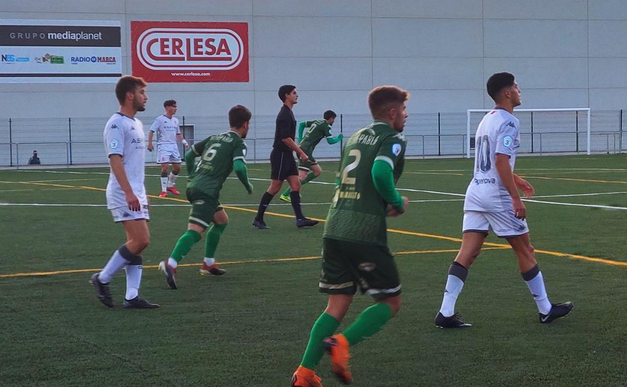 Partido disputado en el Olímpico de León.