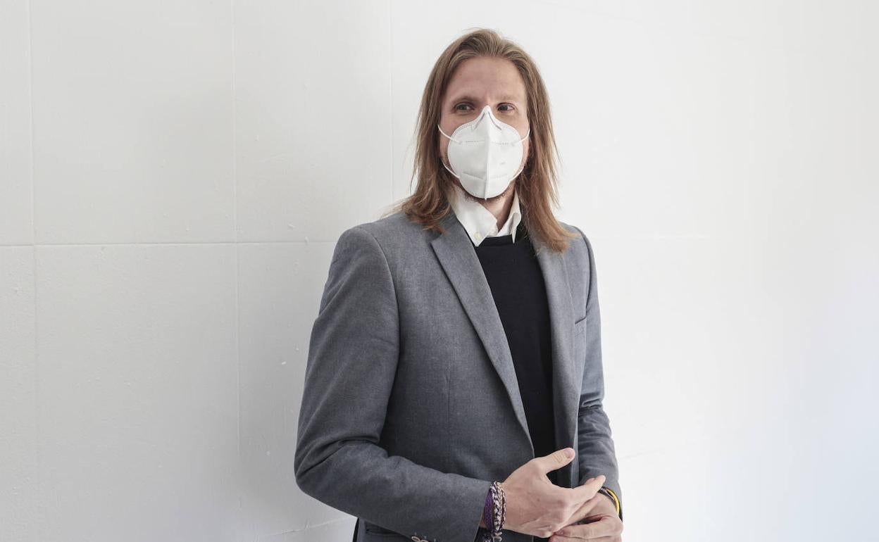 El secretario autonómico de Podemos en Castilla y León, Pablo Fernández.