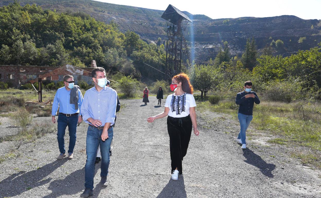 Visita al Pozo Ibarra del secretario general del PSCyL.