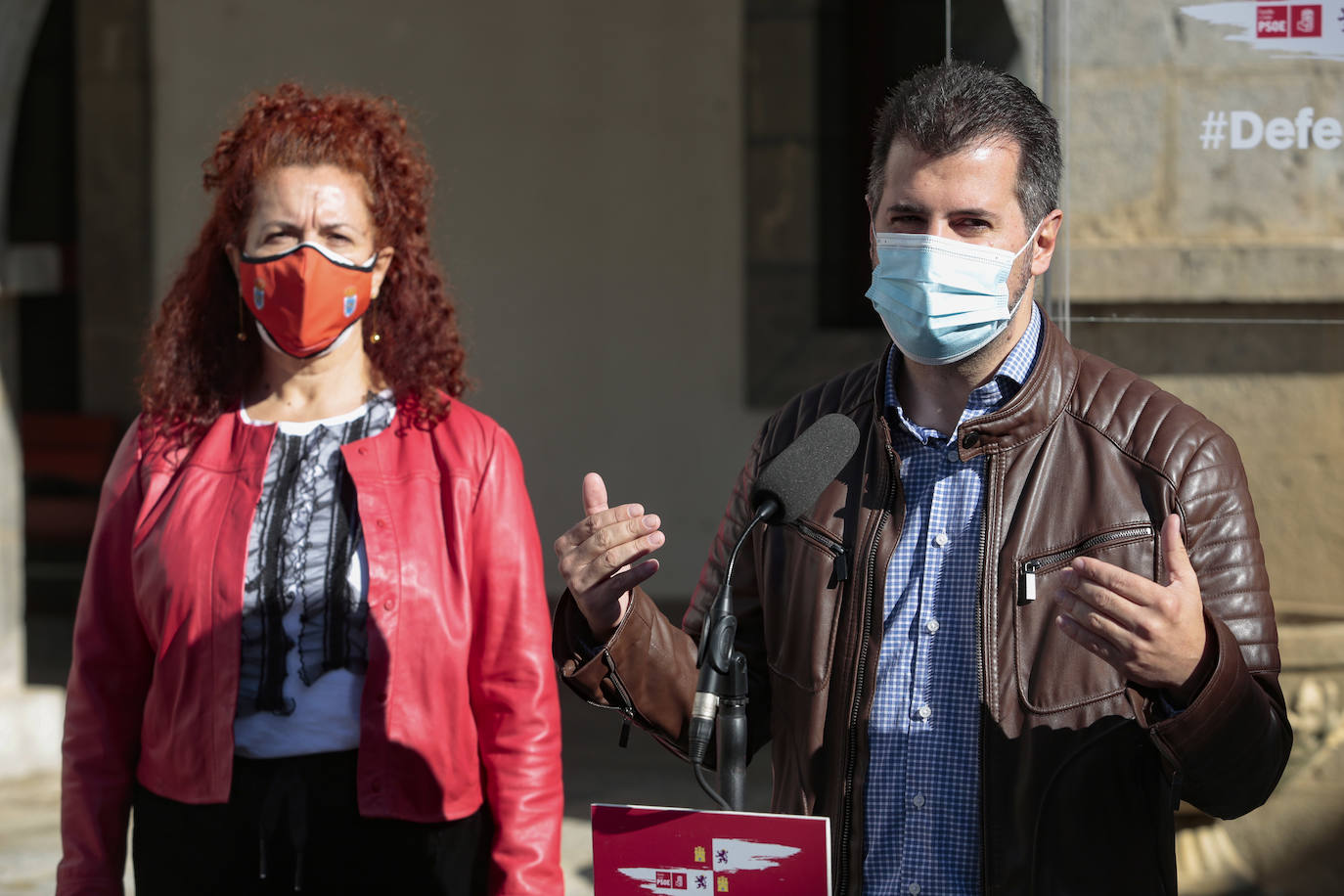 Luis Tudanca se compromete a poner en valor el Pozo Ibarra de Ciñera de Gordón.