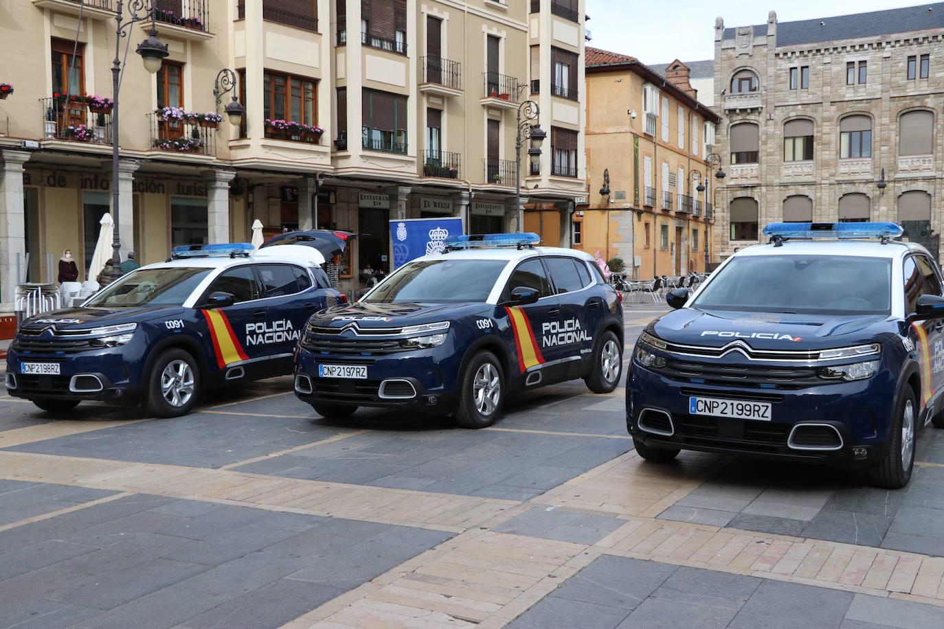 Los nuevos coches de la Policía Nacional. 