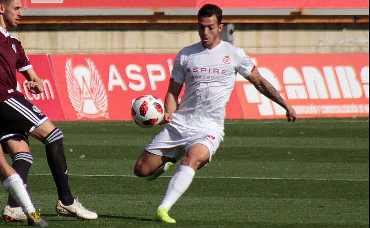 Vicente Romero, en un partido con la Cultural.