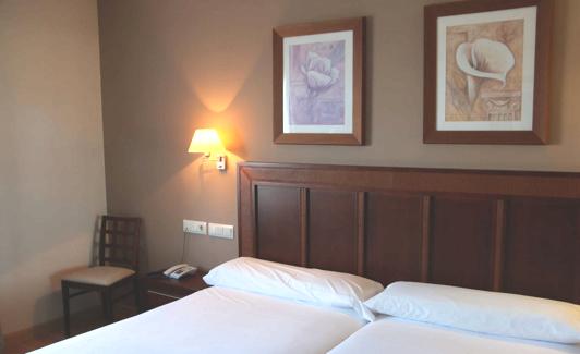 Habitación del Hotel Santiago.