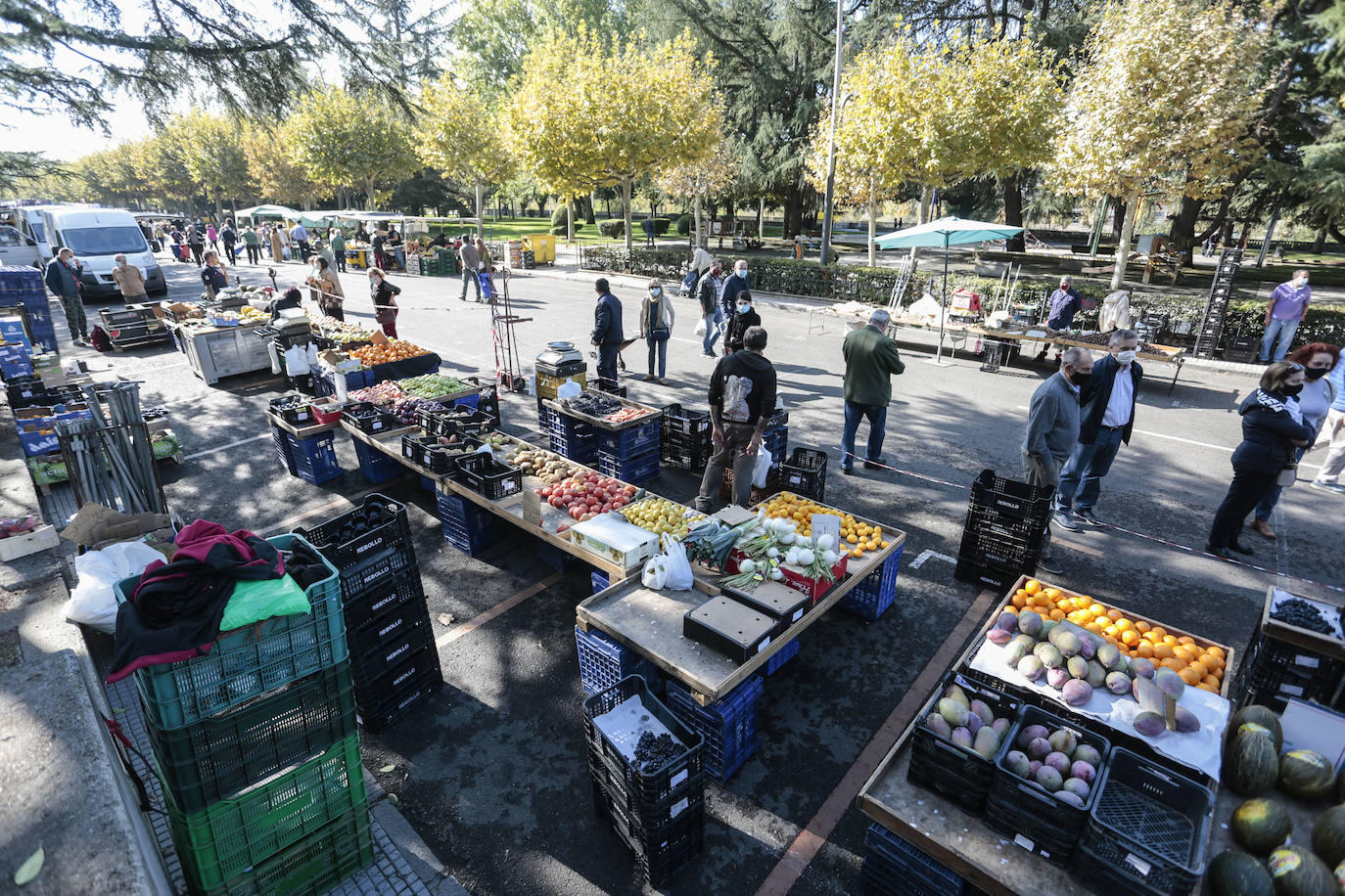 Pablo Fernández celebra una rueda de prensa en esta zona de la capital leonesa.