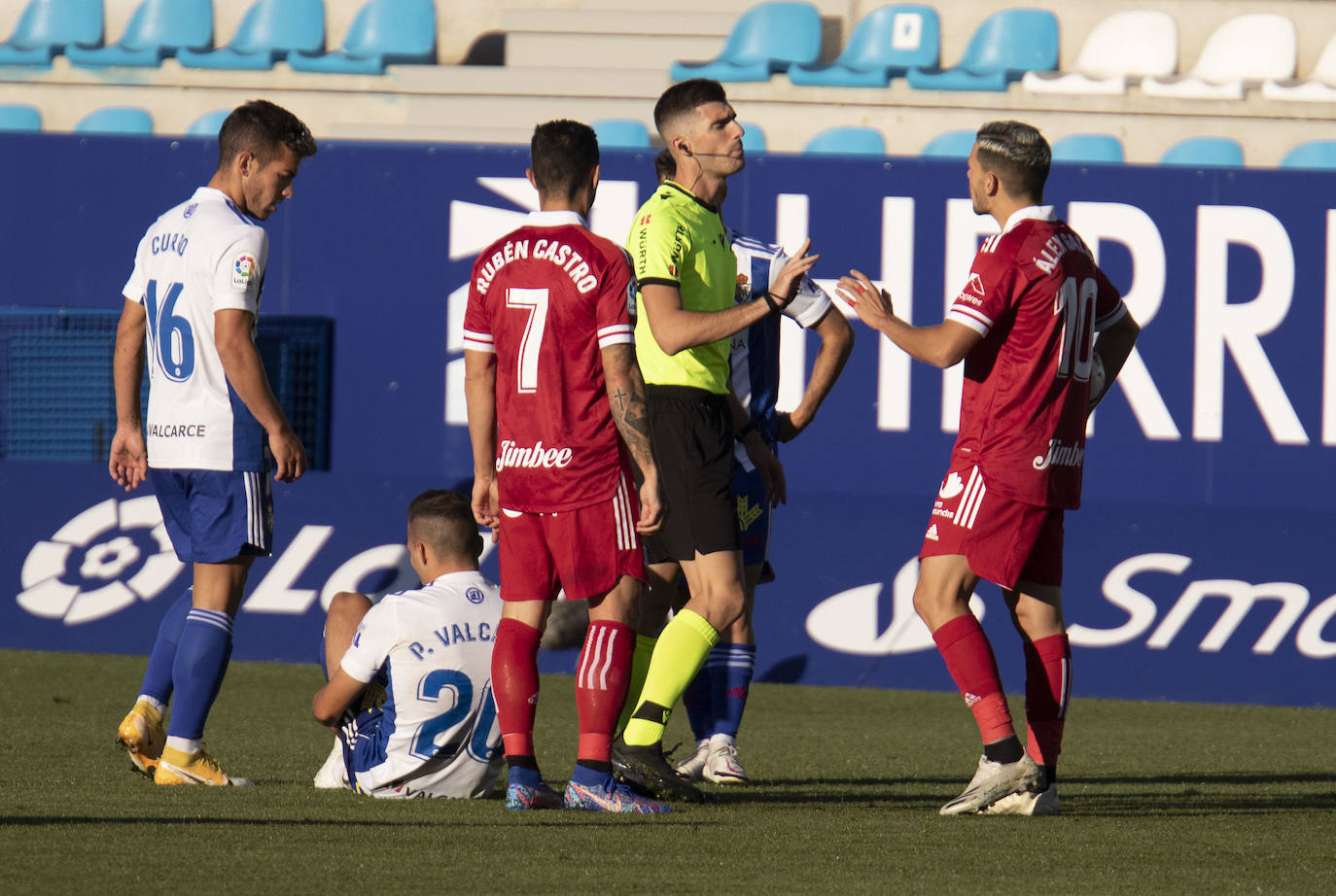 El equipo berciano vio rota su racha de triunfos en un partido donde su rival fue mejor.