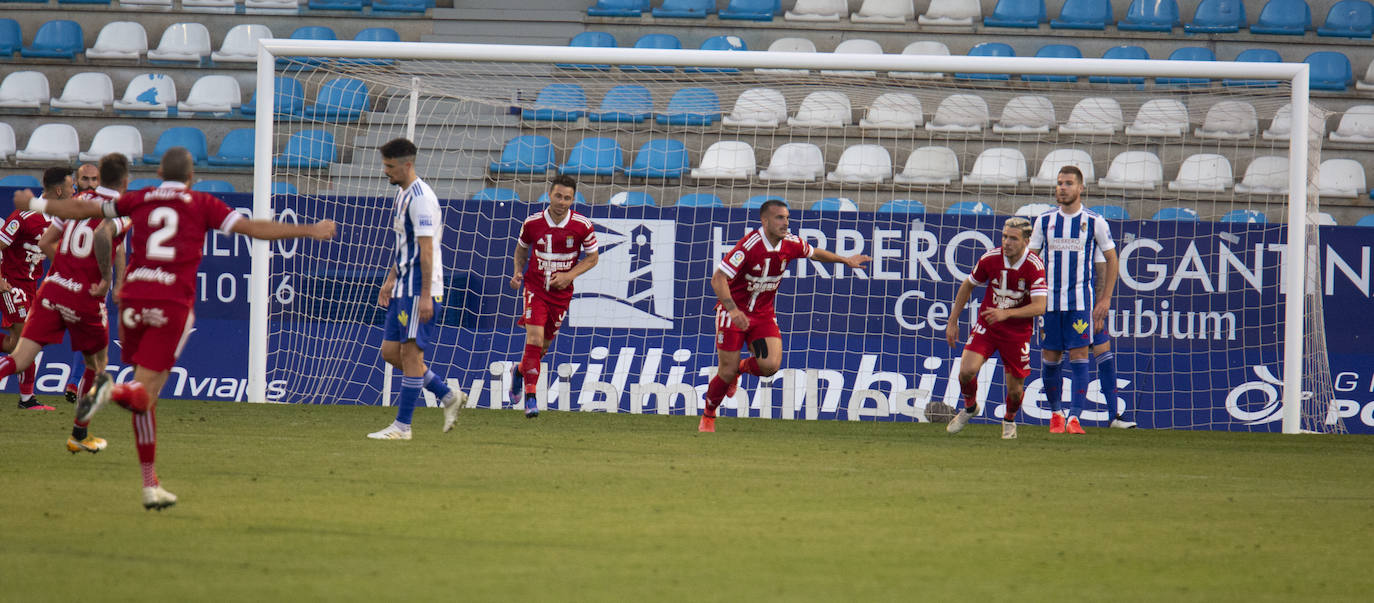 El equipo berciano vio rota su racha de triunfos en un partido donde su rival fue mejor.