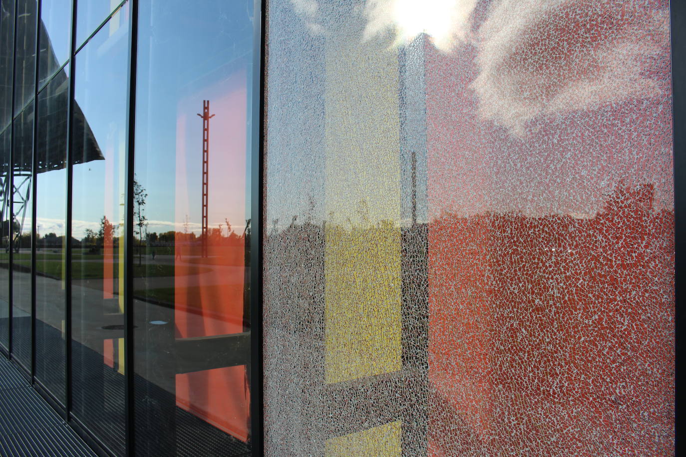 El Palacio de Exposiciones, en la mañana del martes. 