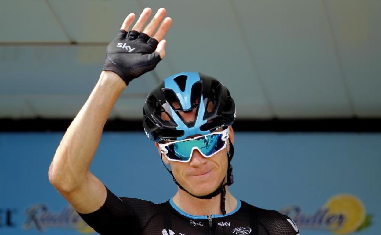 El corredor británico Chris Froome.