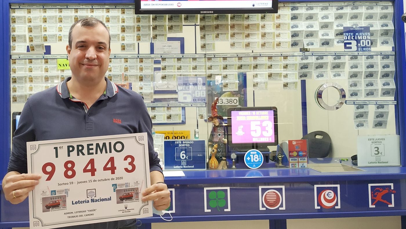 La lotería deja parte de su primer premio en E-Leclerc de San Andrés del Rabanedo.