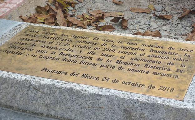 Monumento creado en memoria de las victimas del franquismo.